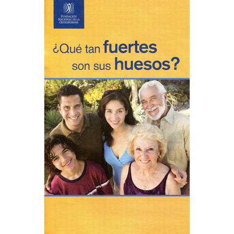 How Strong Are Your Bones Spanish Version – 50 Pack